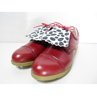 aJADE アジェイド AMANDA アマンダ ゴルフシューズ レッド レディース