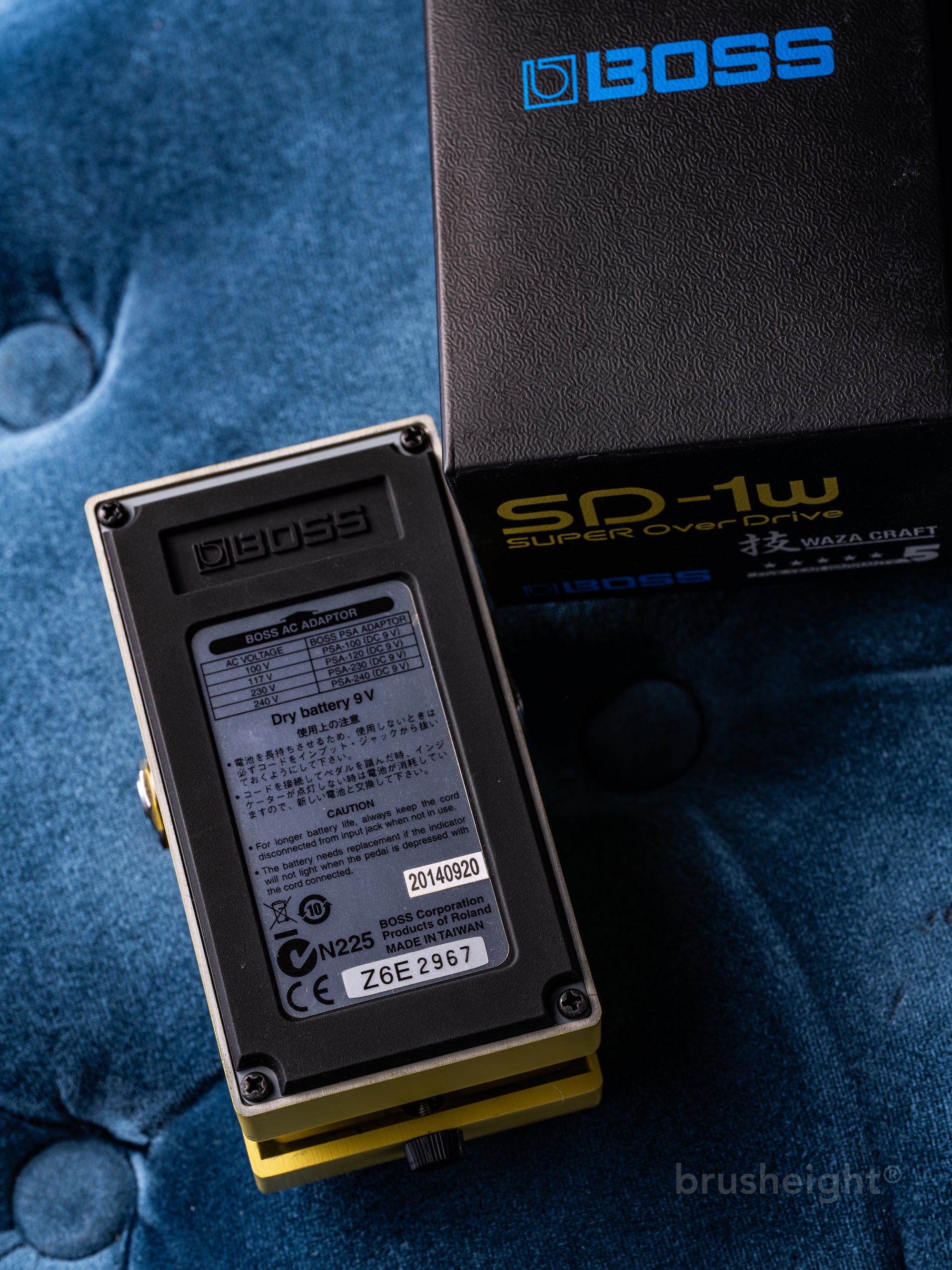 BOSS SD-1W “WAZA CRAFT” Super Over Drive – brusheight