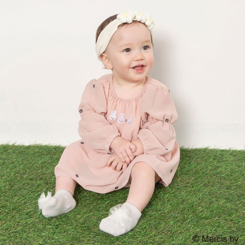 miffy/ミッフィー】総柄刺しゅうカバーオール 2026春夏 ｜子供服