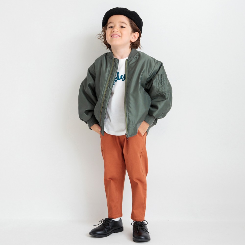 2WAY】スリーブ切替MA-1ブルゾン 2024秋冬 ｜子供服&ベビー服