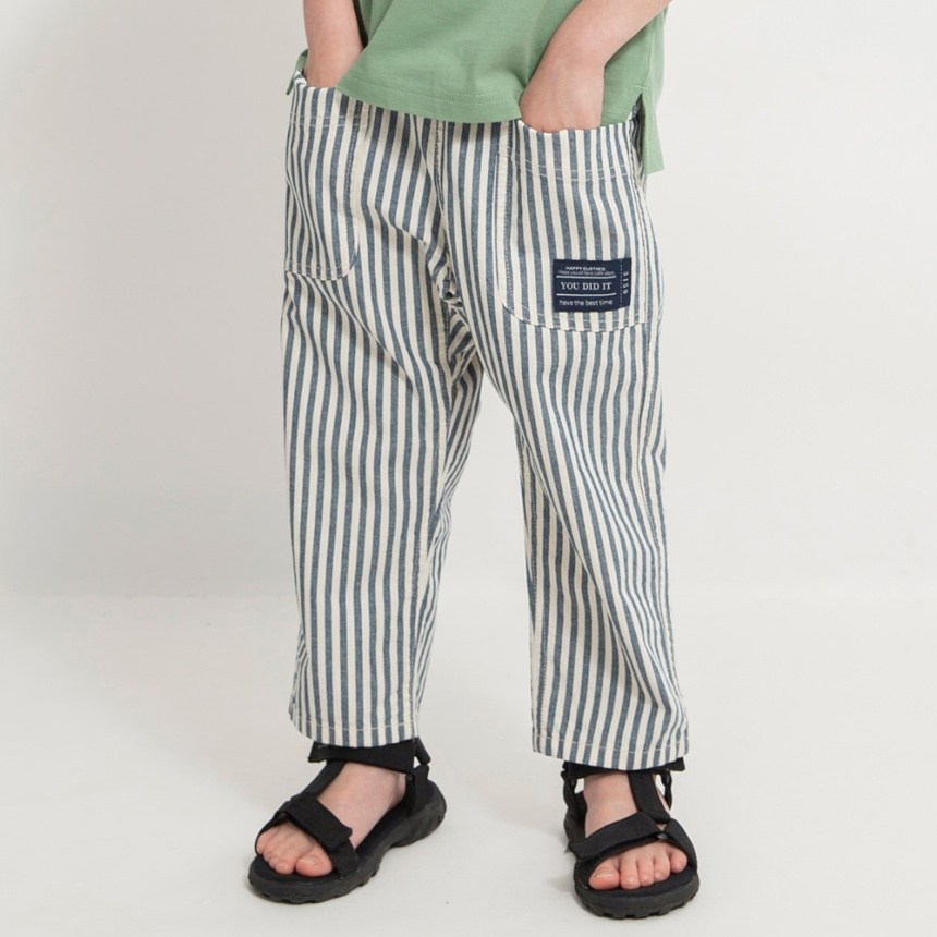 爽やかシャンブレー】クロップドパンツ 2025春夏 ｜子供服&ベビー服