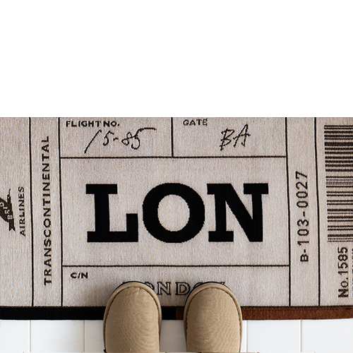 001483 BAGGAGE TAG RUG | BRID