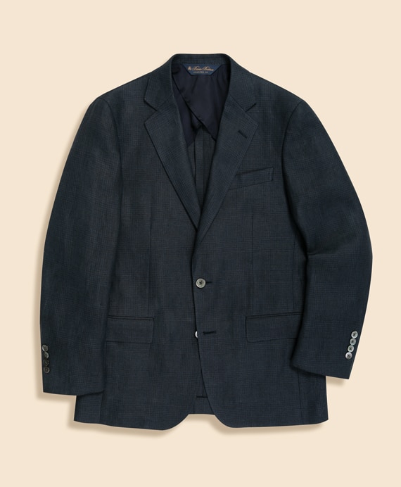 ウール／ポリエステル ニット ピンドット シングル2釦ジャケット