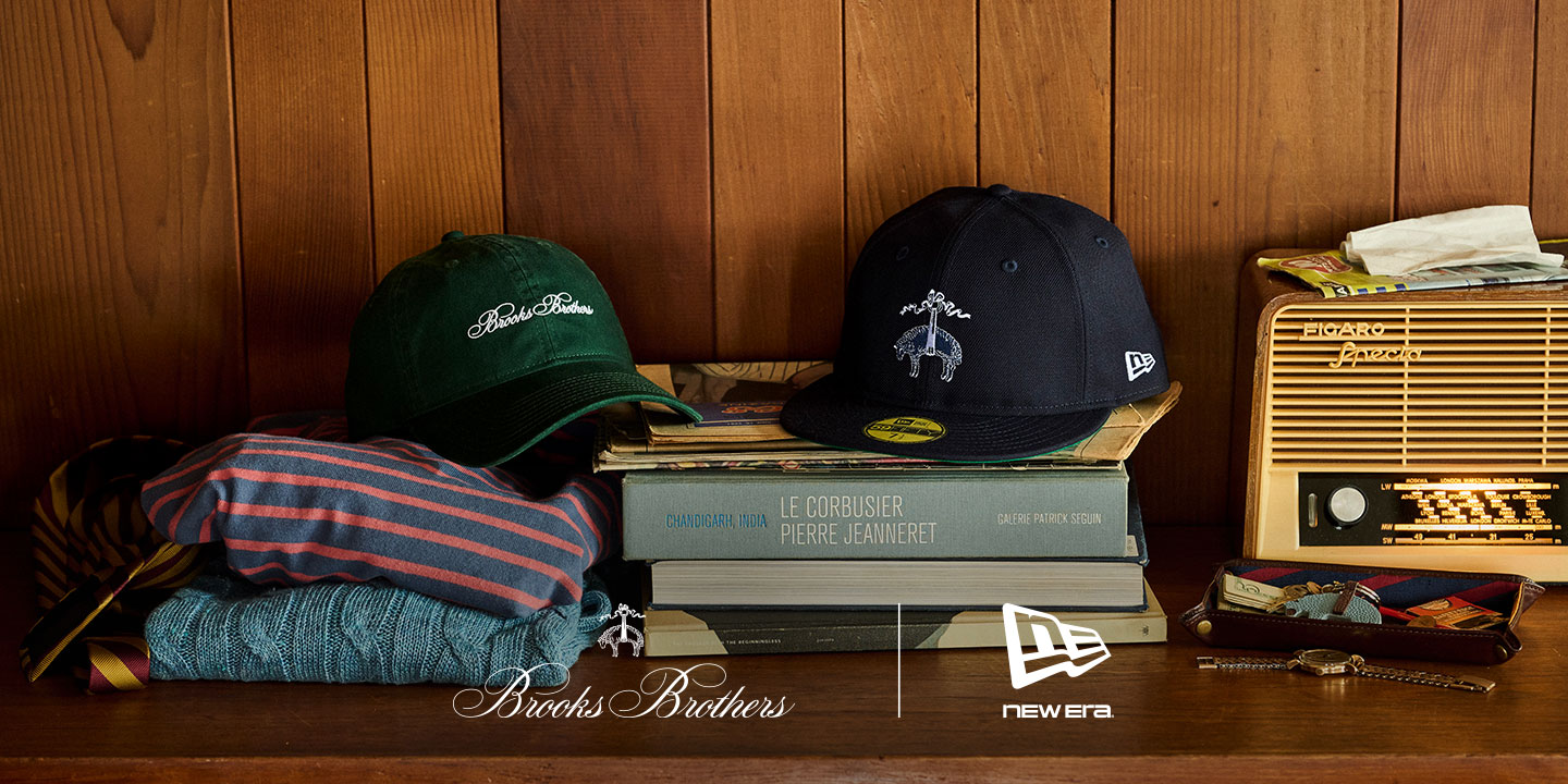 2月4日(水)発売】ブルックス ブラザーズ × ニューエラのコラボキャップ