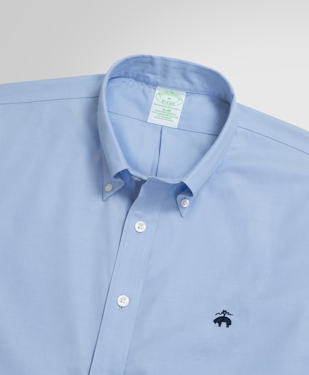 ノンアイロン ストレッチコットン ピンポイントオックスフォード