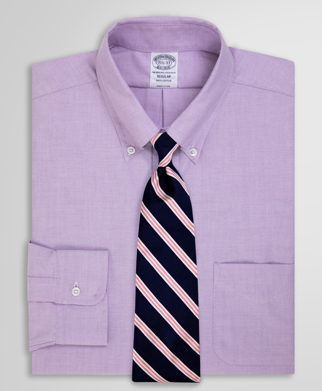 デッドストック ファブリック ドレスシャツ Regular Fit Made in USA