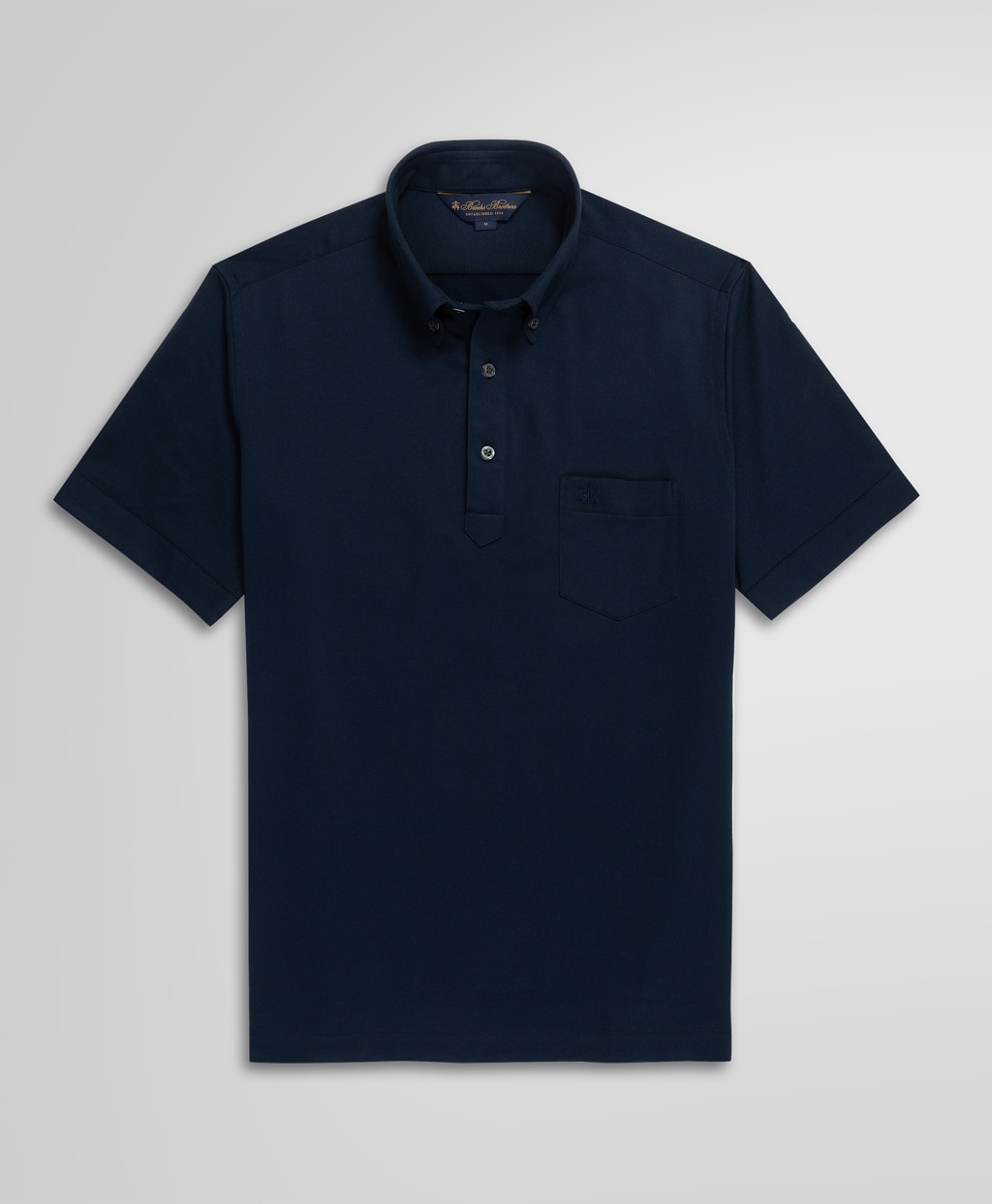 コットン/ポリエステルピケ ソリッド ポロシャツ withポケット