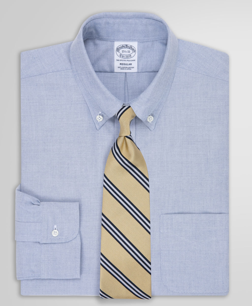 スーピマコットン オックスフォード ドレスシャツ Regular Fit