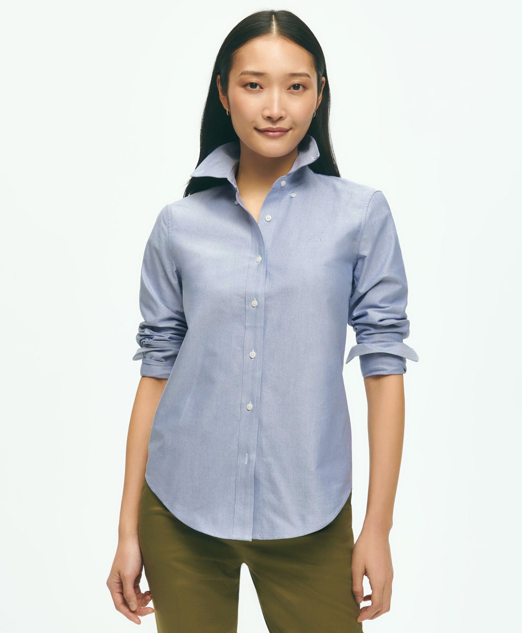 コットン オックスフォード GFロゴ ボタンダウンシャツ Classic Fit