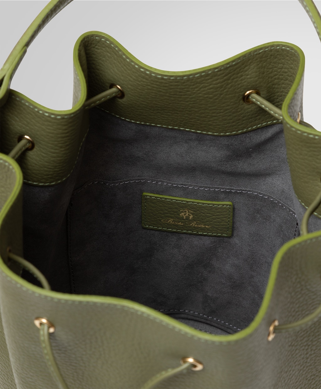 レザー バケットバッグ | Brooks Brothers Japan (ブルックス