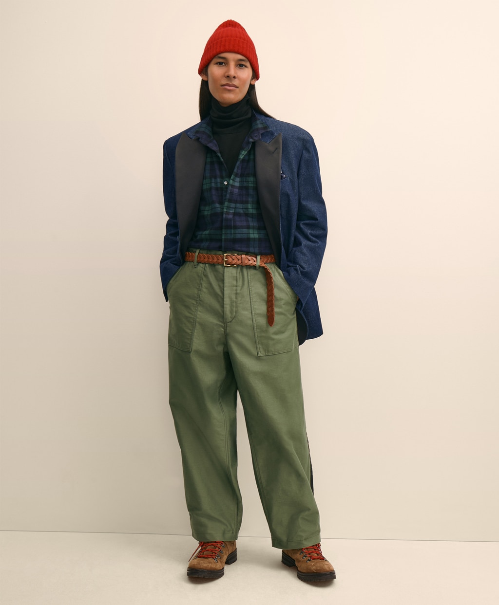 Brooks Brothers × ENGINEERED GARMENTS コットンフランネル オーバー