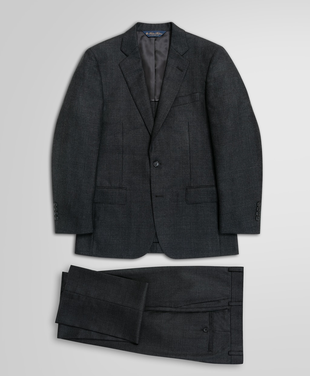ウール グレンプラッド シングル2釦スーツ Classic | Brooks Brothers
