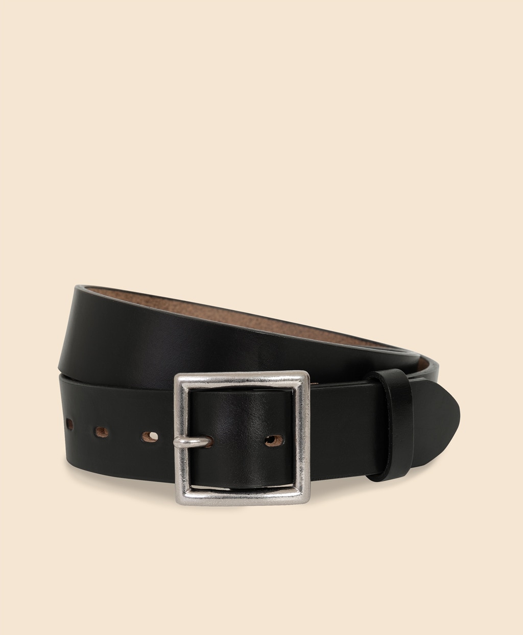 クロムエクセルレザー シルバーバックル ベルト | Brooks Brothers