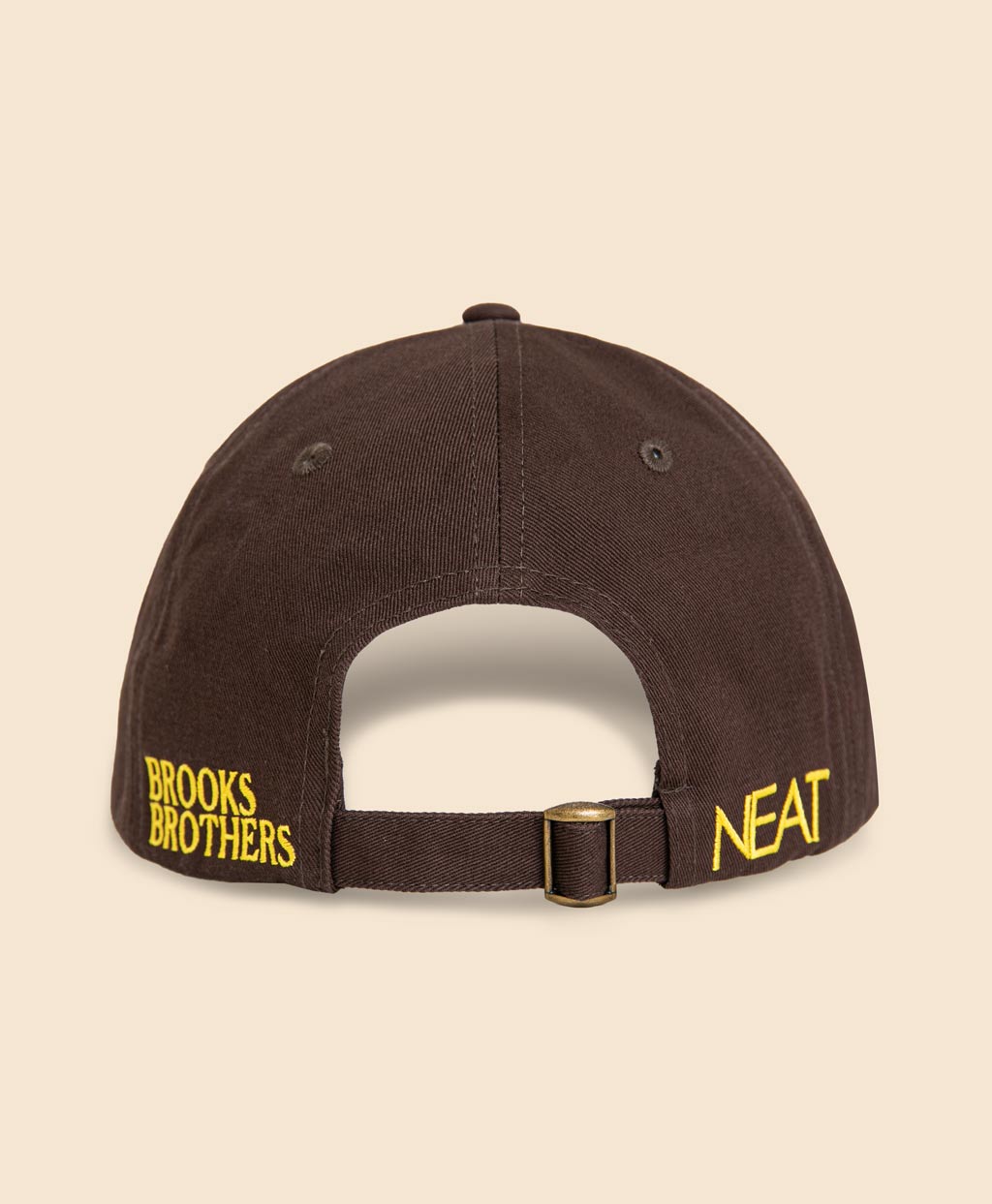 Brooks Brothers×NEAT コットンツイル GFロゴ ベースボールキャップ