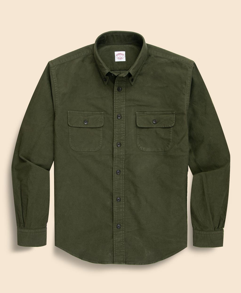 コットン シャモアクロス ダブルポケット スポーツシャツ Traditional