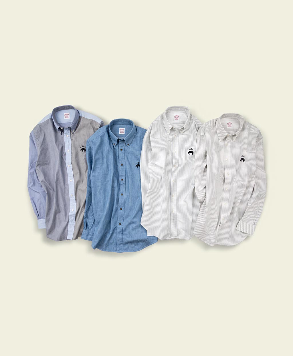 ◇オンラインストア限定◇ コットン ビッグGFロゴ ボタンダウン ファン