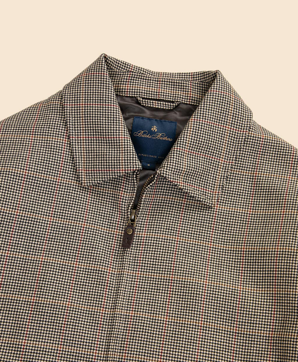ウール ガンクラブチェック ジップブルゾン | Brooks Brothers Japan