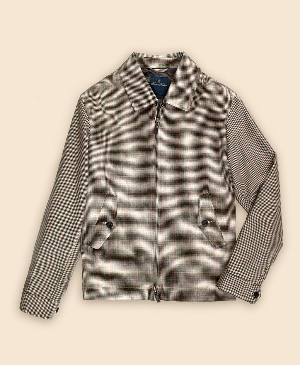 ウール ガンクラブチェック ジップブルゾン | Brooks Brothers Japan