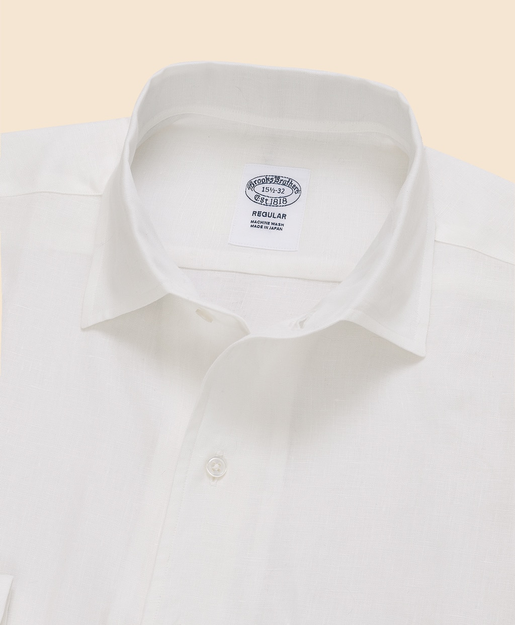 リプロダクト リネン オープンカラー ドレスシャツ Regular Fit