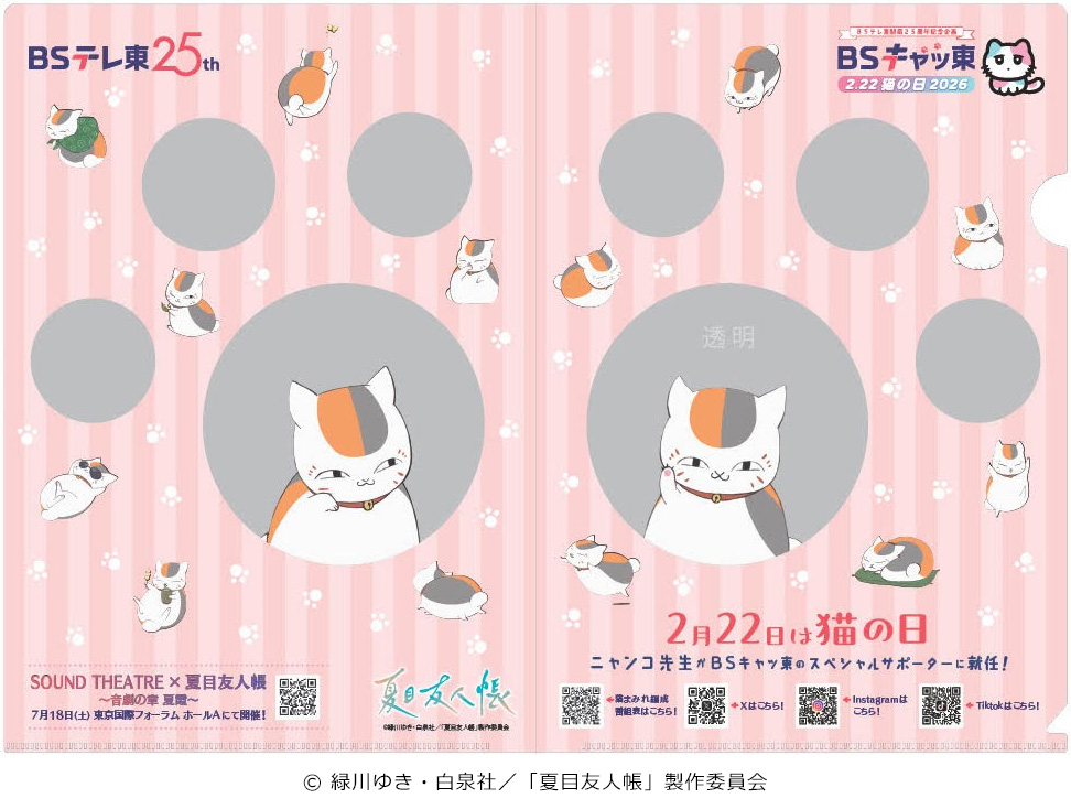 2月22日（日）BSテレ東はBSキャッ東に！｜BSテレ東