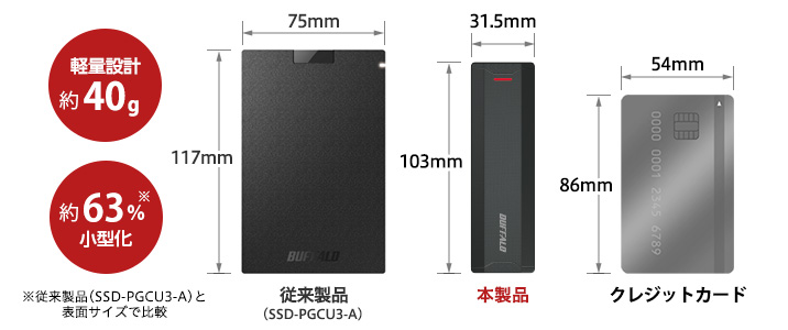 SSD-PH1.0U3-BA : 外付けSSD | バッファロー