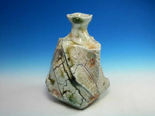 備前窯変徳利｜作家名：中村 六郎｜文錦堂 | 文錦堂