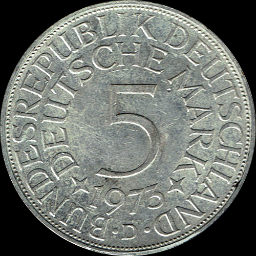 5マルク 銀貨(1952年発行) < 西ドイツ < 海外通貨 < 文鉄・お札と