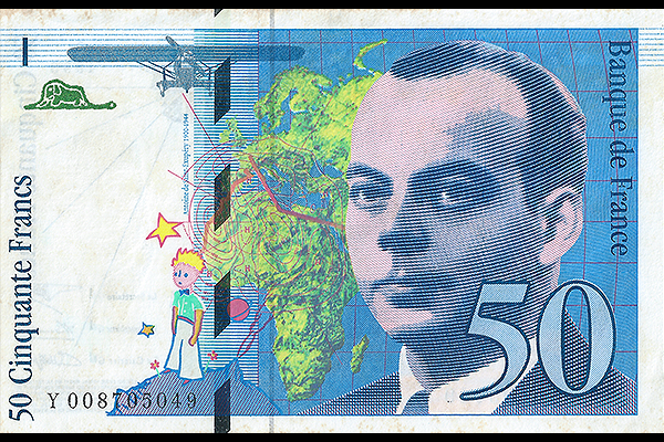 50フラン券(1993年発行) < フランス < 海外通貨 < 文鉄・お札とコイン