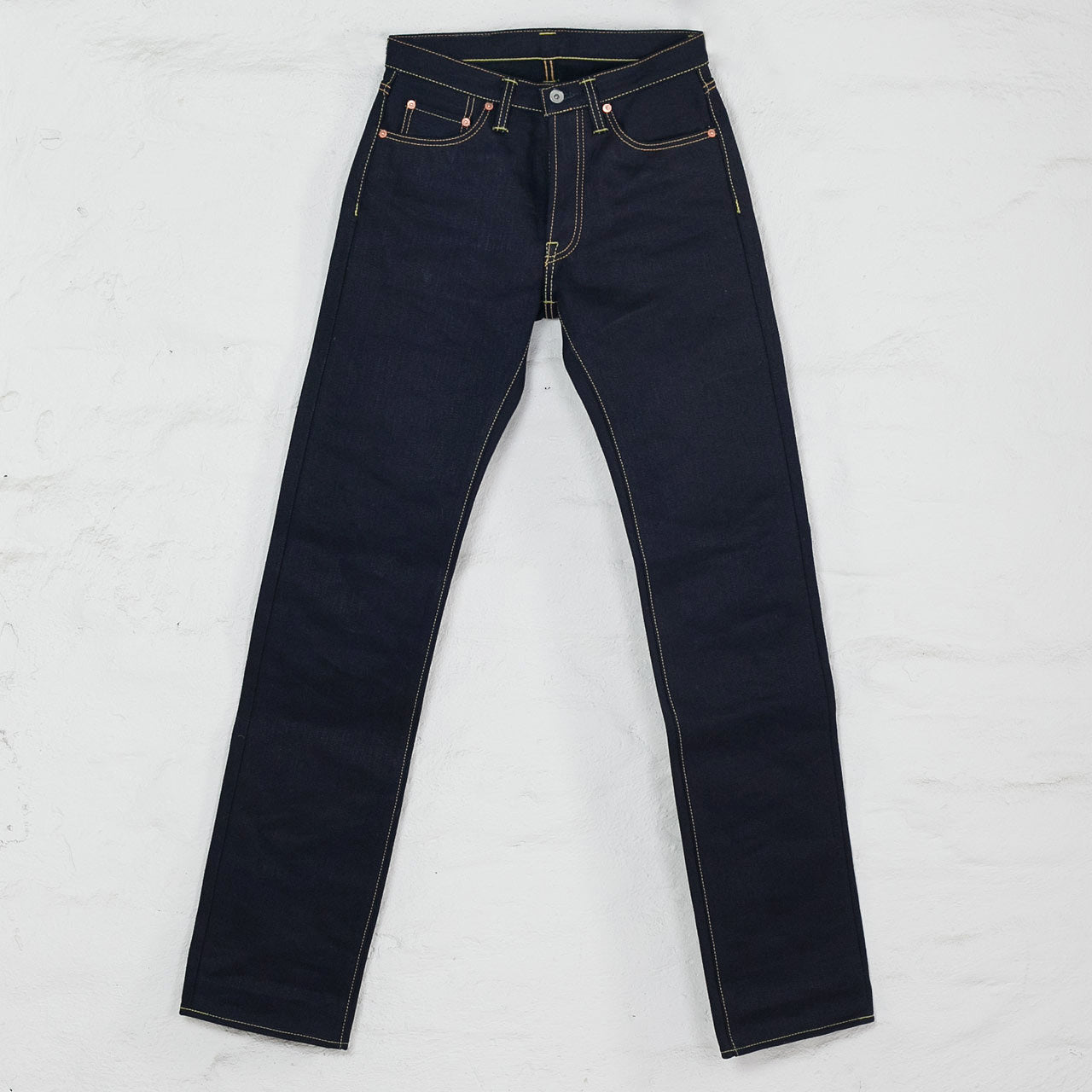 Iron Heart IH-634-XHSib 25oz Straight Cut Indigo/Black