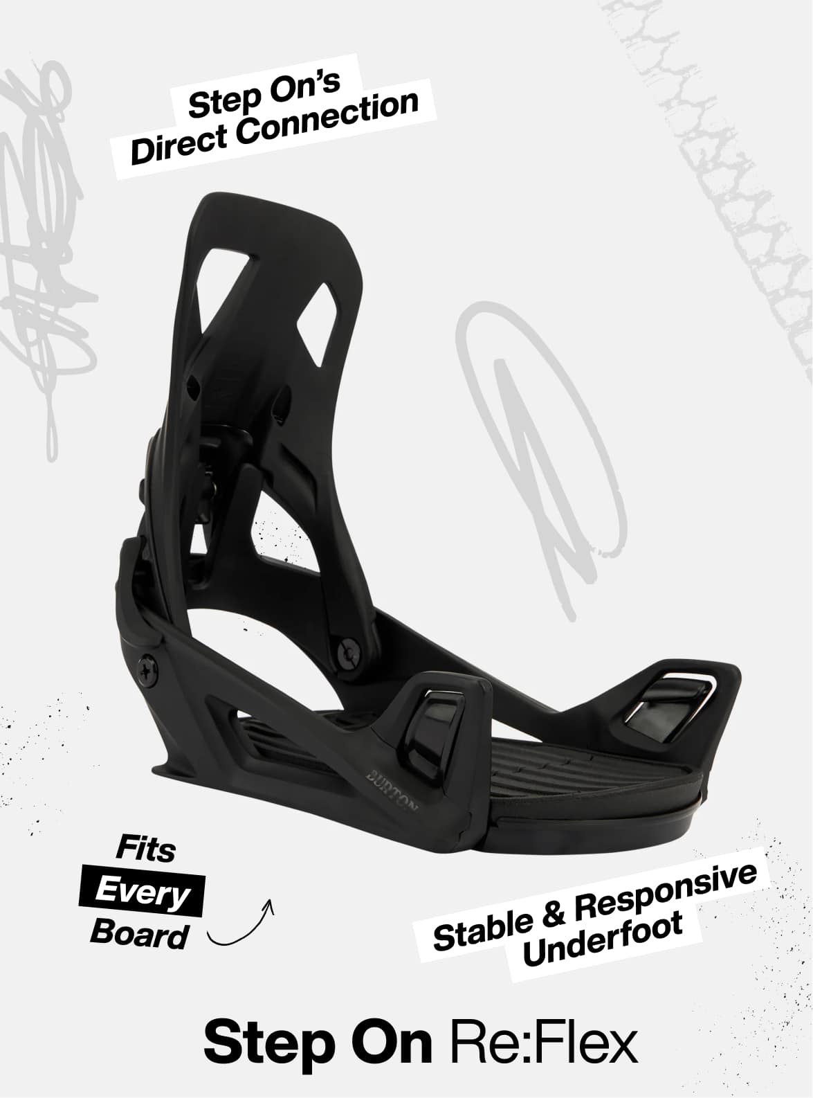 Men's Burton Step On® Re:Flex Snowboard Bindings | Burton.com