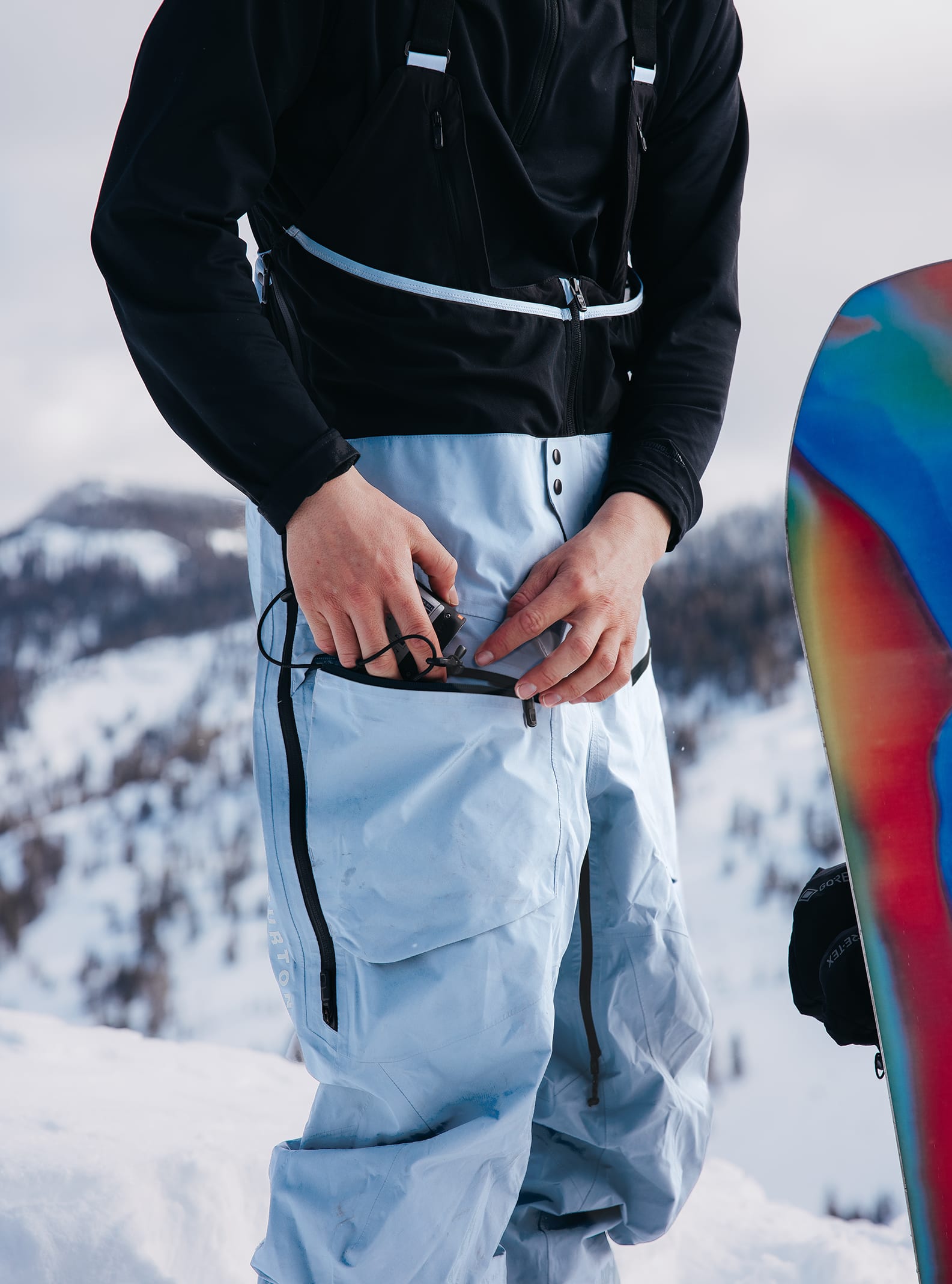 Men's Burton [ak] Tusk GORE-TEX PRO 3L Hi-Top Bib Pants | Burton