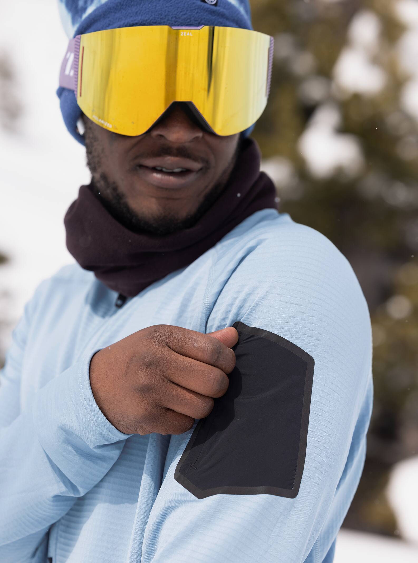 メンズ Burton [ak] ヘリウム グリッド ハーフジップ フリース シャツ