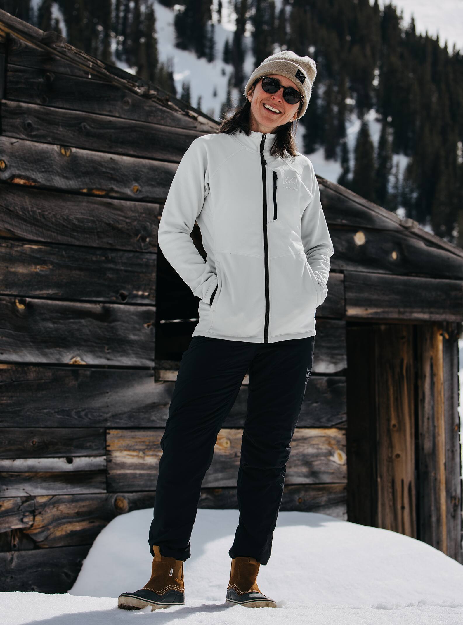 ウィメンズ Burton [ak] ベイカー ストレッチ フルジップ フリース