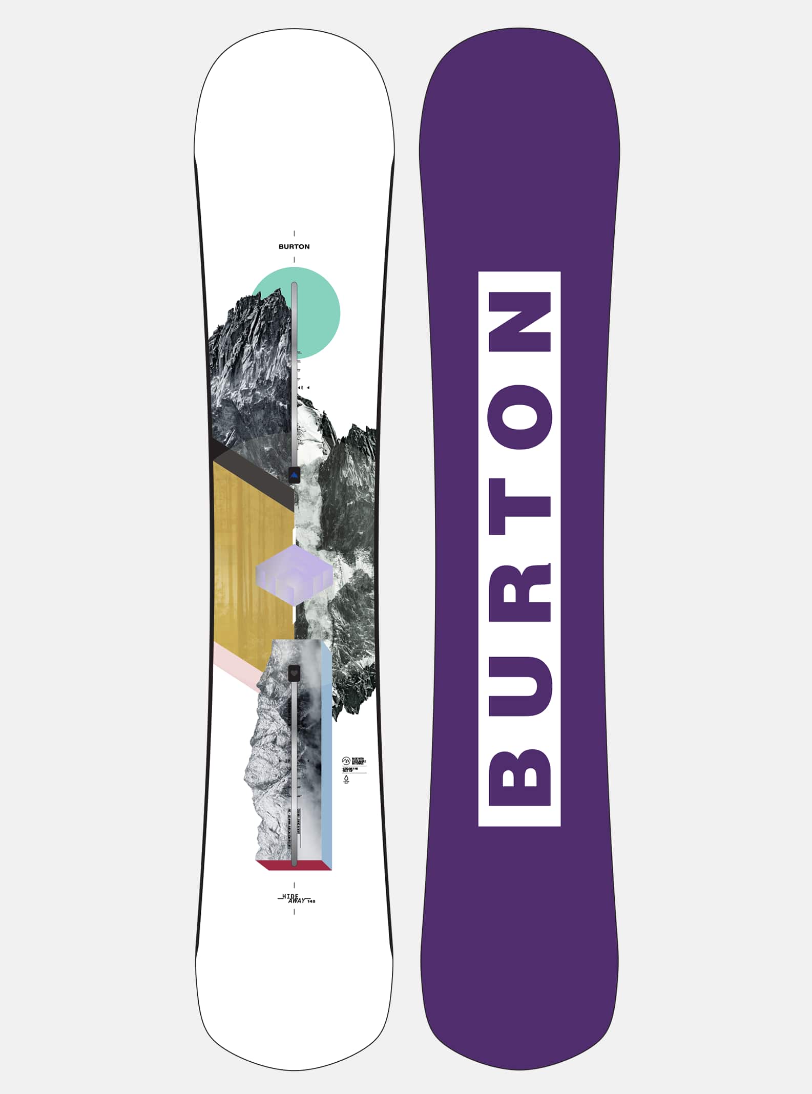 Women's Burton Hideaway Flat Top Snowboard | Burton.com Winter 2026 JP