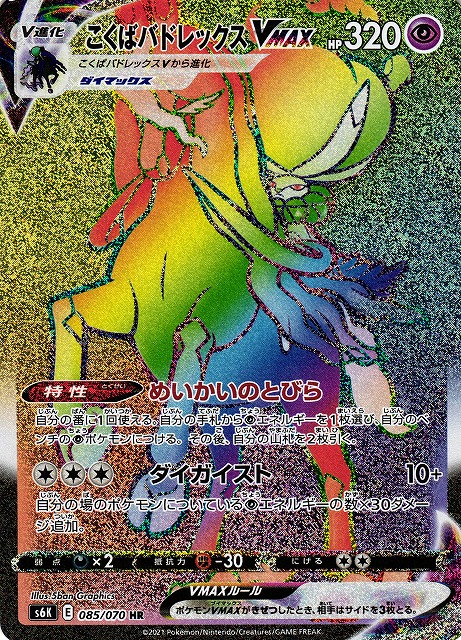 希少(PSA10)世界2000枚弱はくばバドレックスVMAX HR 希少(PSA10)世界