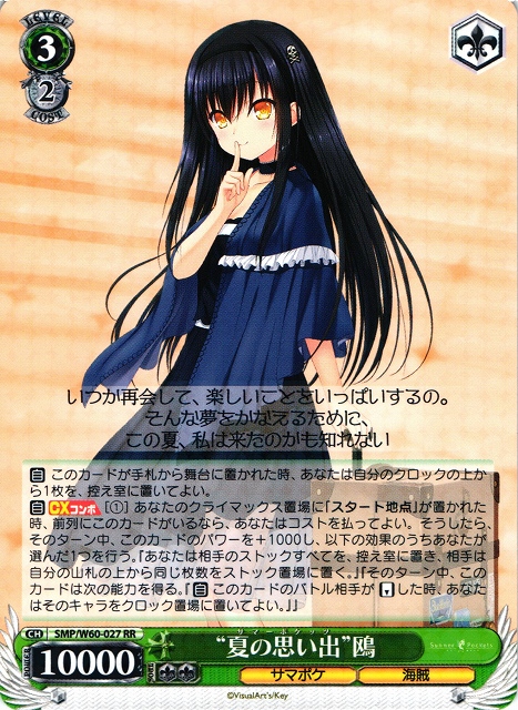 ヴァイス17周年記念カード 水面下2枚 ヴァイス17周年記念カード 水面