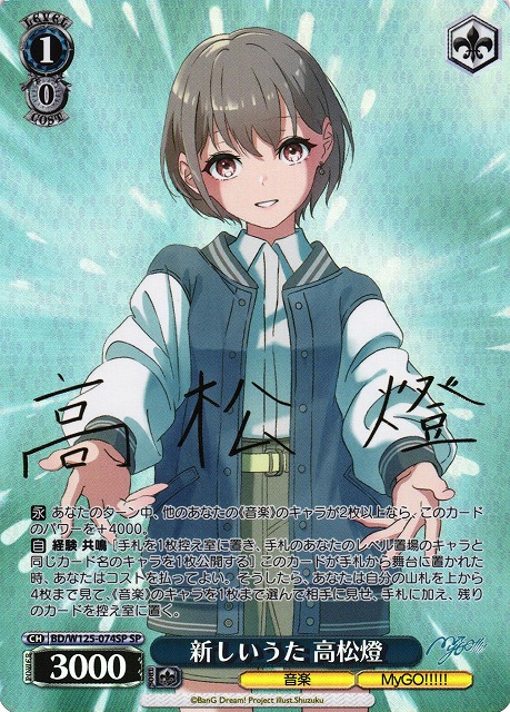 PSA 10 高松燈 ヴァイスシュヴァルツ バンドリ SEC+ サイン 迷子の