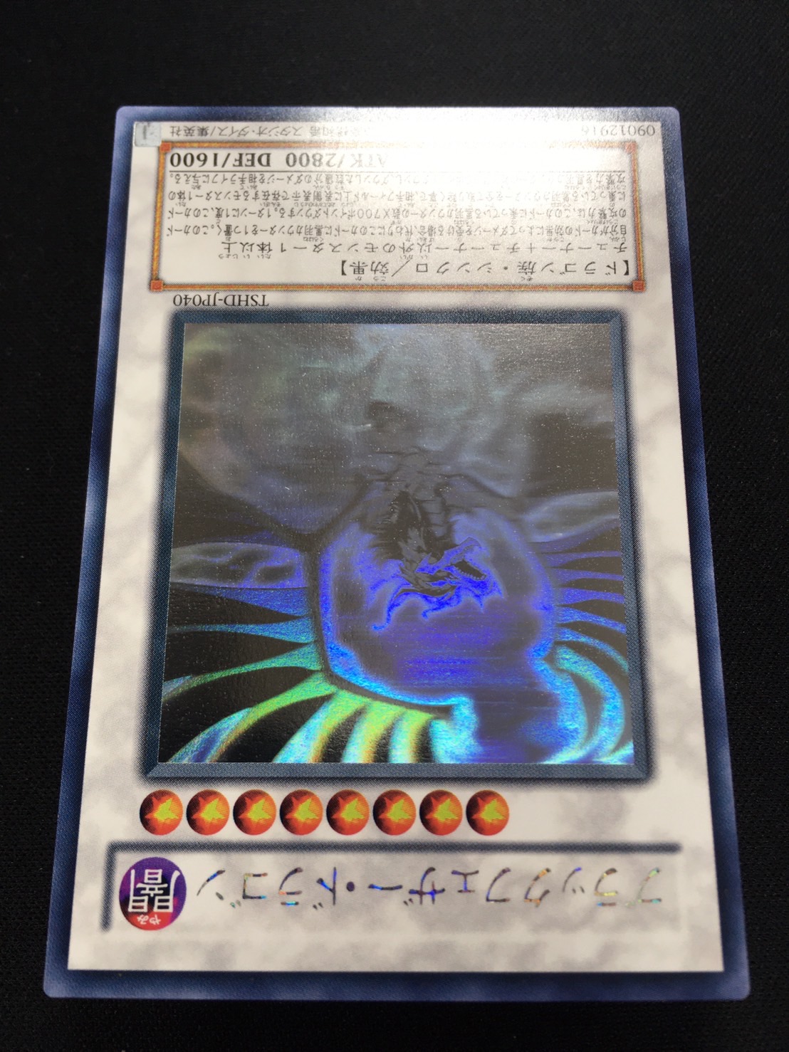 遊戯】ブラックフェザー・ドラゴン【ホログラフィック/☆8】TSHD-JP040