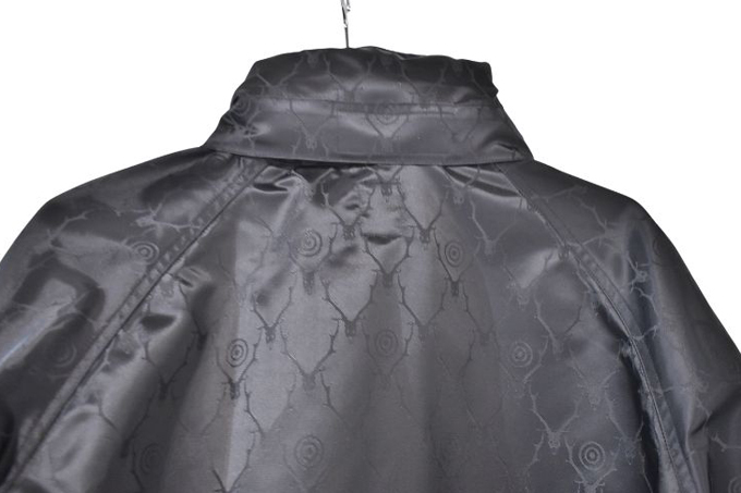 WEATHER EFFECT JACKET - JACQUARD SATEEN / SKULL&TARGET / BLACK