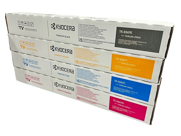 Kyocera TK-8367 (C,M,Y,K) Complete Toner Cartridge Set | GM Supplies