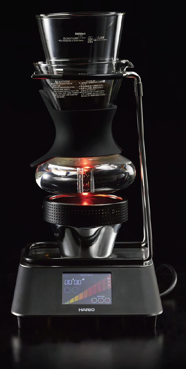 HARIOよりタッチパネル式コーヒーサイフォン用ヒーター「スマート