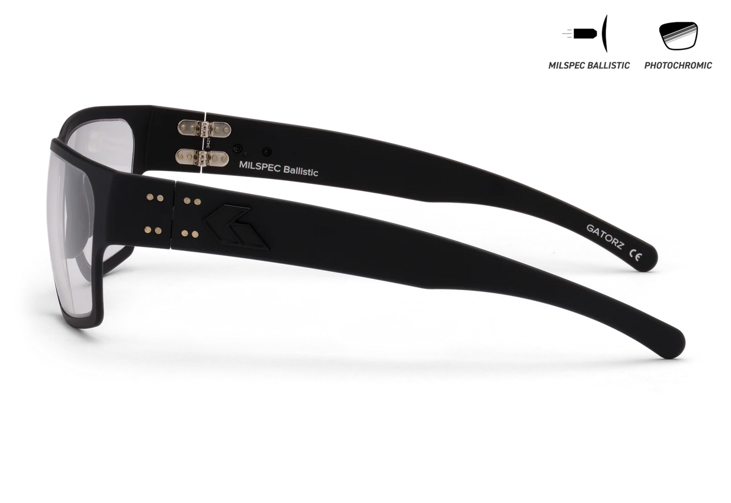 MILSPEC BALLISTIC Z87.1 DELTA - BLACKOUT - PHOTOCHROMIC / ANTI-FOG