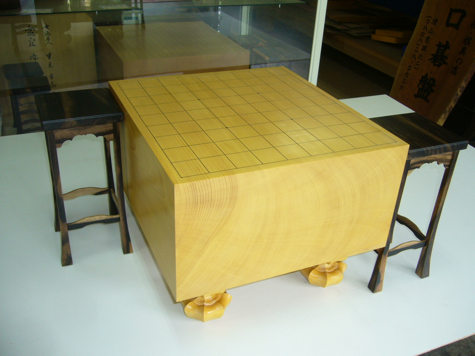 本榧将棋盤セット（天地柾） 川口碁盤｜こだわりの素材を自店舗で一貫