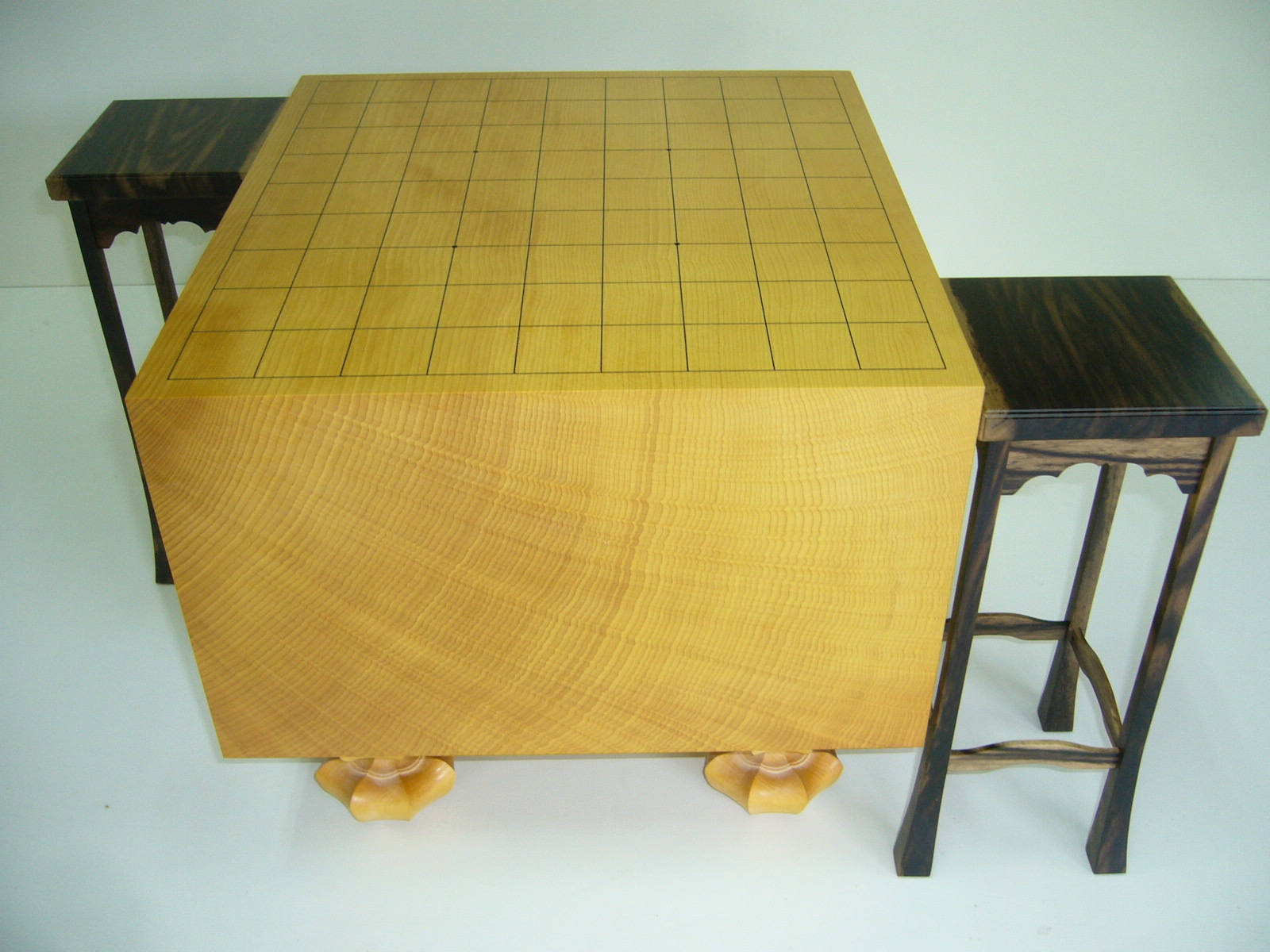 本榧将棋盤セット（天柾） 川口碁盤｜こだわりの素材を自店舗で一貫
