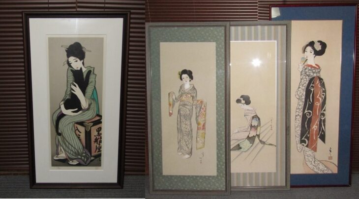 群馬県高崎市にて、大正ロマン 竹久夢二「黒船屋」など多数の