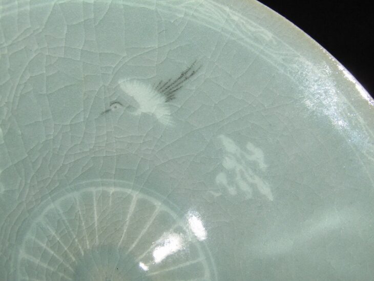 東京都新宿区大久保にて、韓国人間文化財 柳海剛 高麗青磁茶碗などの