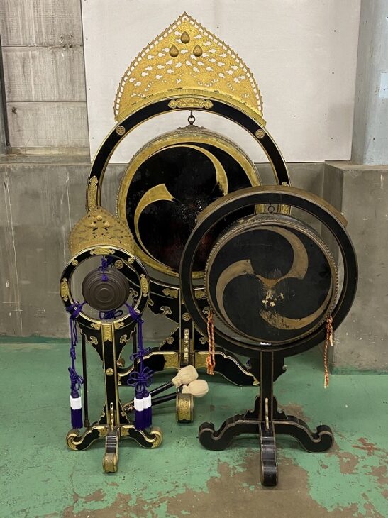 出張査定】 神奈川県横浜市のお客様よりご依頼、火焔太鼓 鉦鼓 楽太鼓