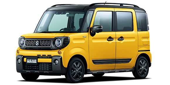 スペーシア（ブラック） 左ミラー 形式5AA-MK 53S スペーシア スズキ