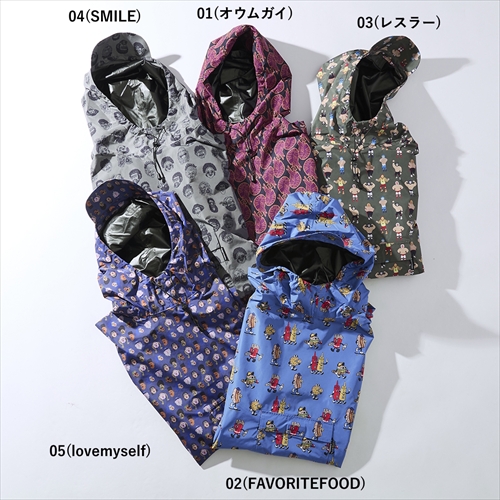 ジムマスター | ”HAPPY PAINT”プルオーバーレインポンチョ | レイン