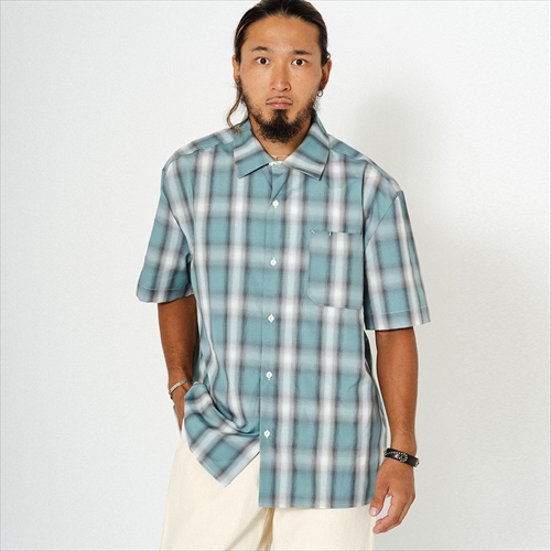 BIG MIKE オンブレチェック シャドーチェック ボードシャツ 山田レン